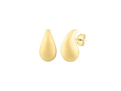 Raindrop Earrings in 14k Yellow Gold