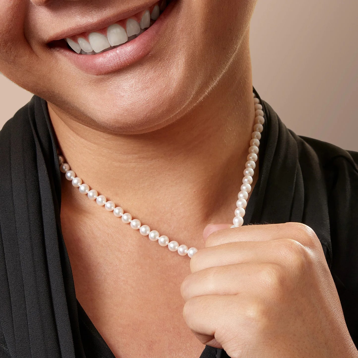 Cultured Freshwater Pearl Necklace in 18"