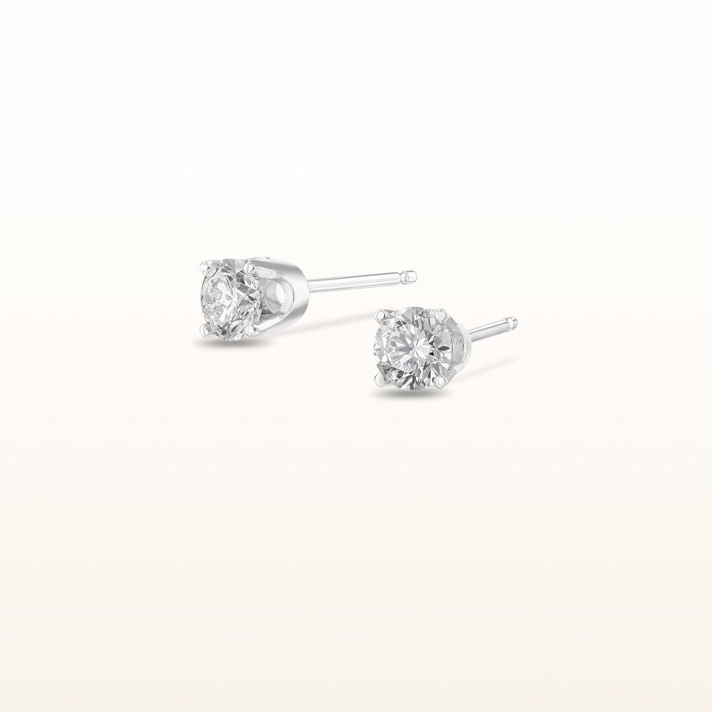 4-Prong Style Diamond Stud Earrings