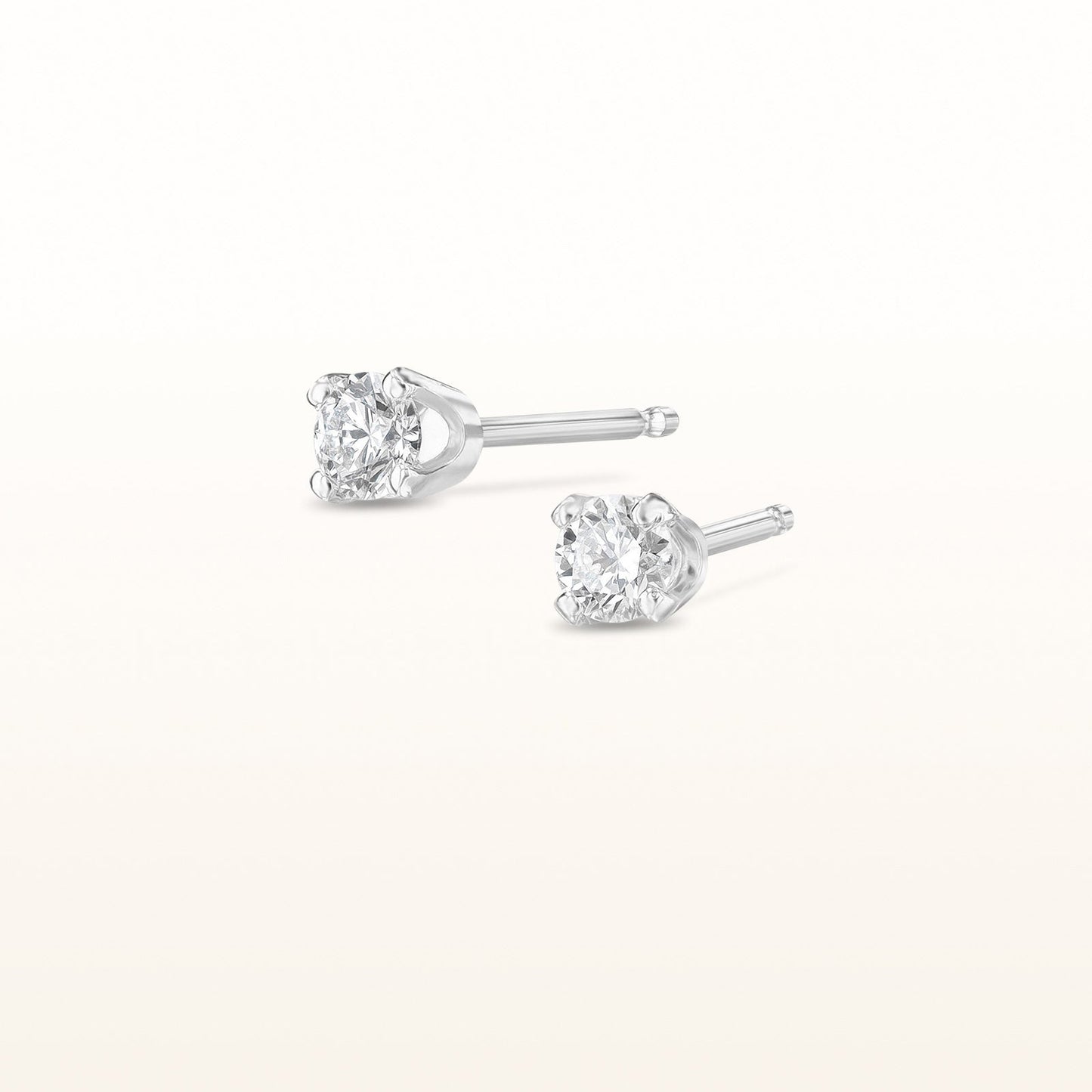 4-Prong Style Diamond Stud Earrings