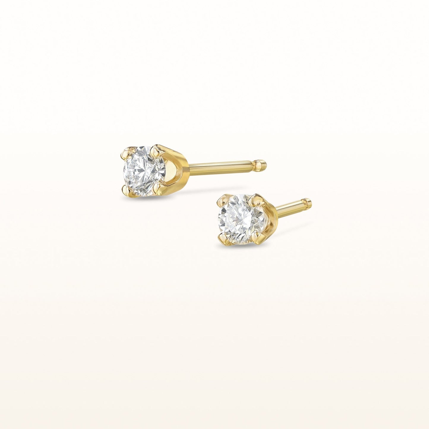 4-Prong Style Diamond Stud Earrings