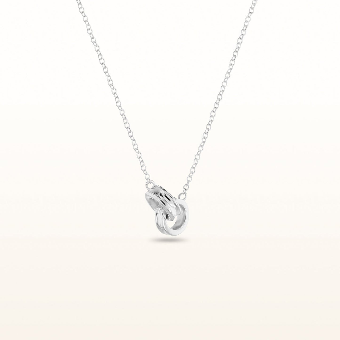 Interlocking Necklace in Sterling Silver