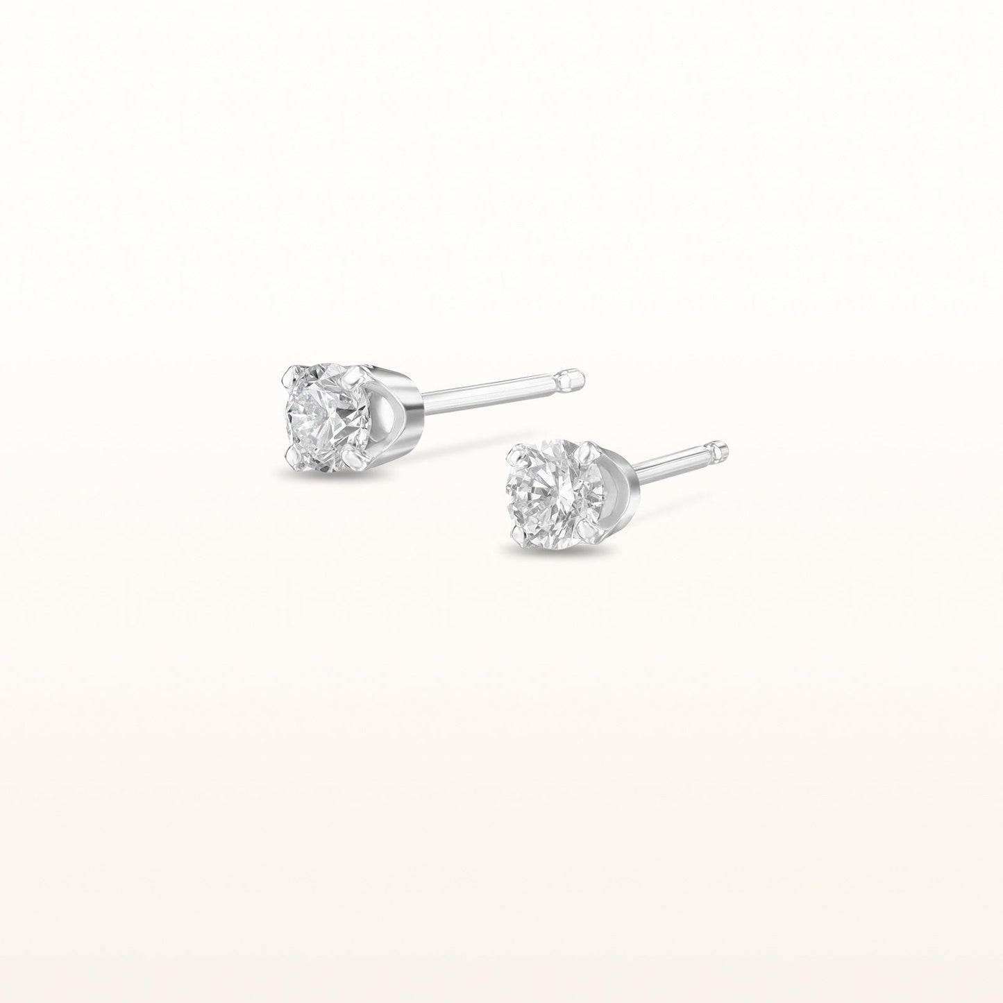 4-Prong Style Diamond Stud Earrings