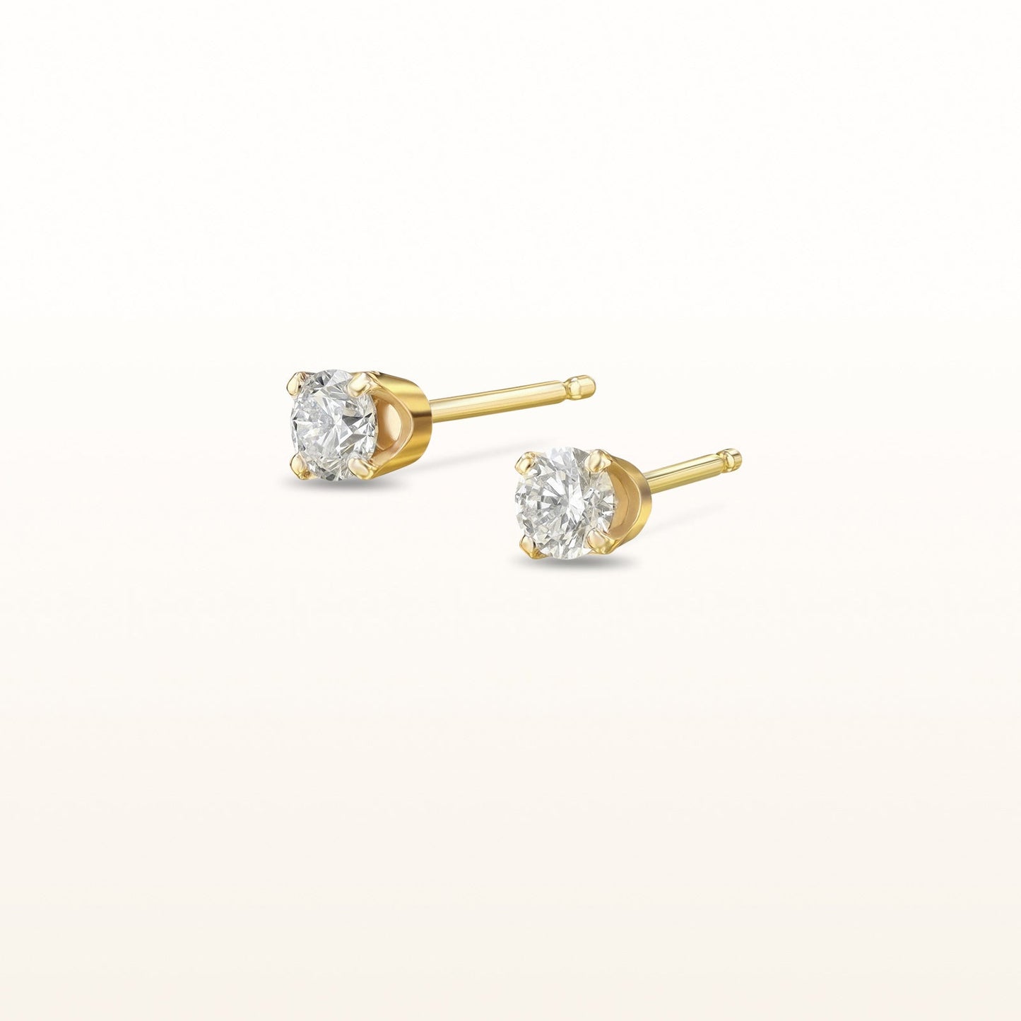 4-Prong Style Diamond Stud Earrings