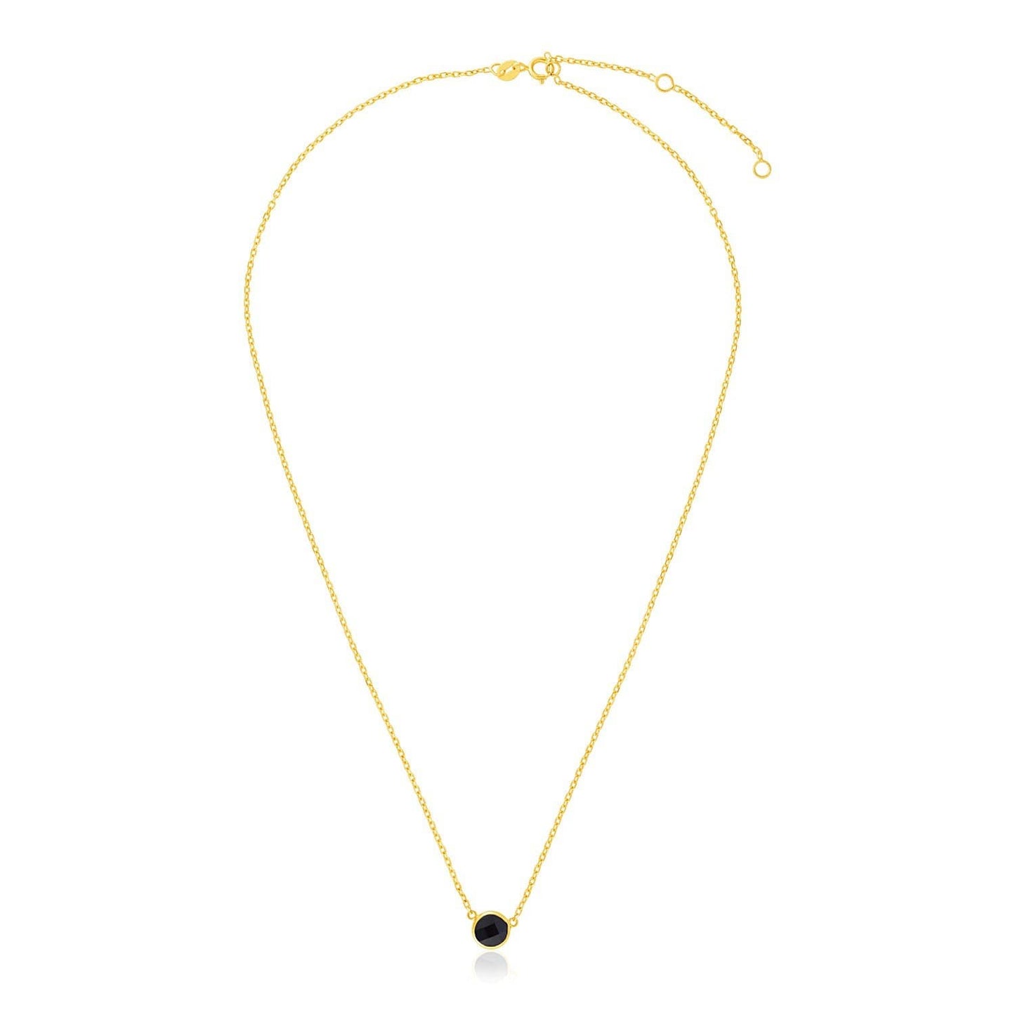 Gold Onyx Necklace – IceTrends