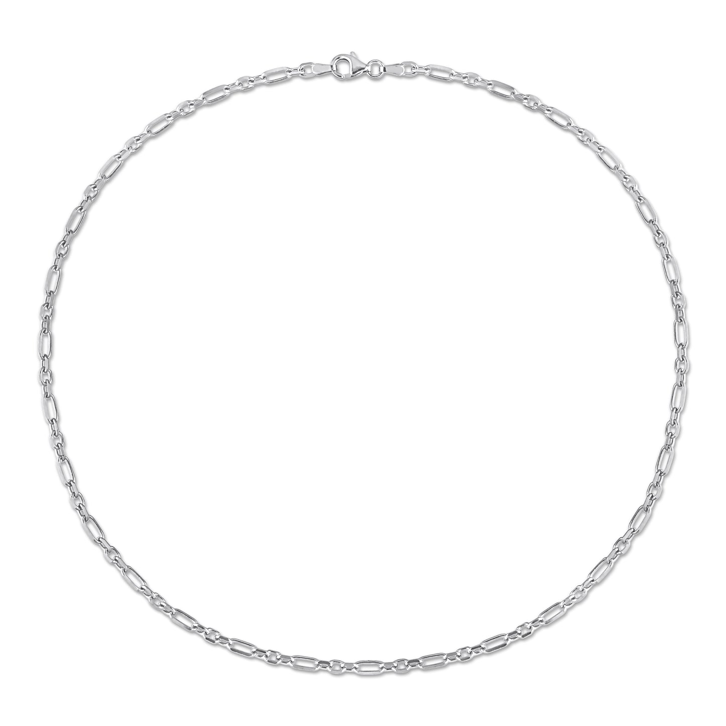 Sterling Silver Figaro Chain in 3mm