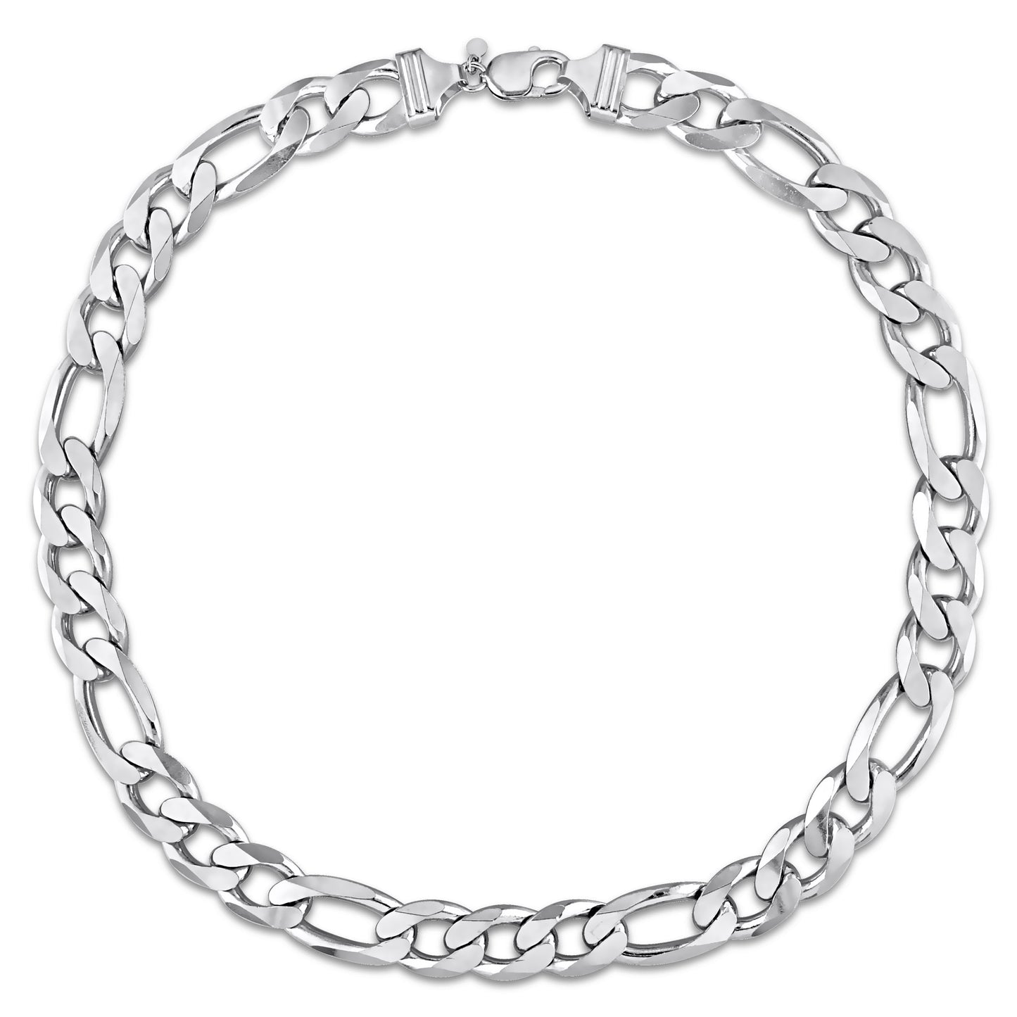 Sterling Silver Figaro Chain in 15mm